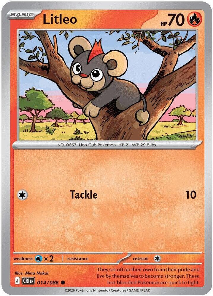 Litleo Common ME04: Chaos Rising 014/086 NM