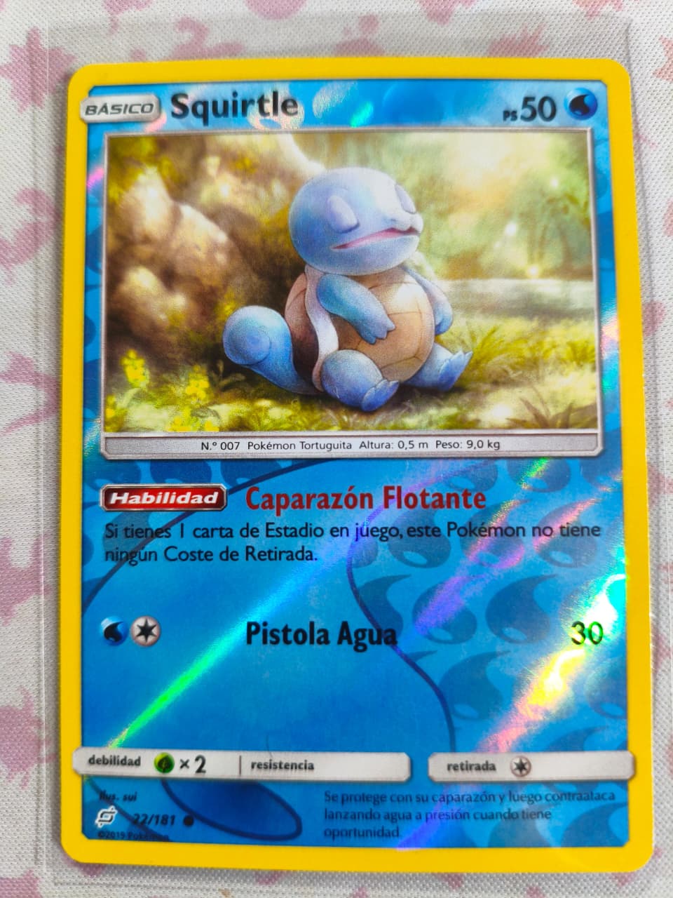 Squirtle (22) Reverse Holo Common SM - Team Up 22/181 NM