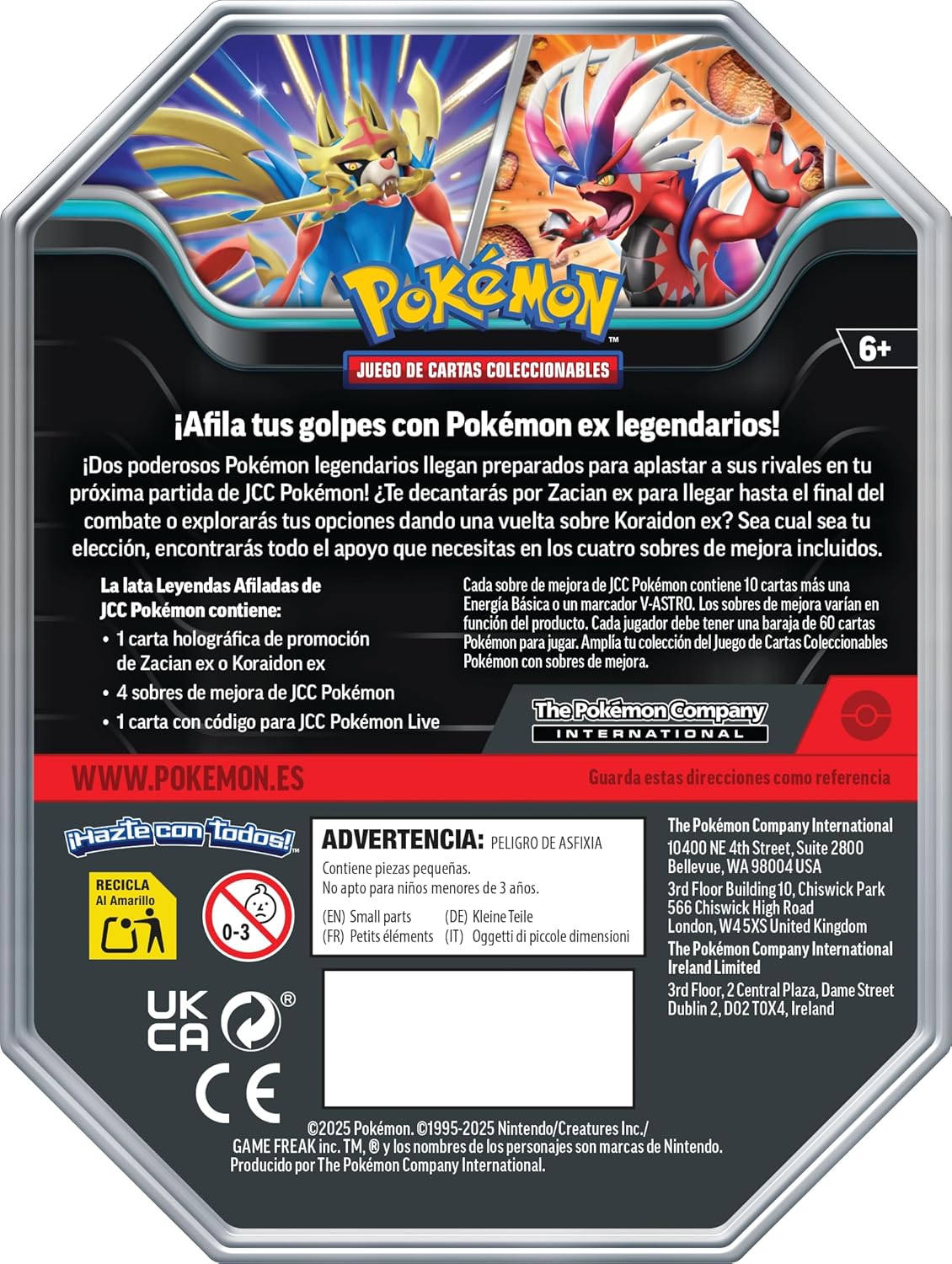 Tin Leyendas Afiladas de Zacian ex