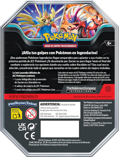 Tin Leyendas Afiladas de Zacian ex