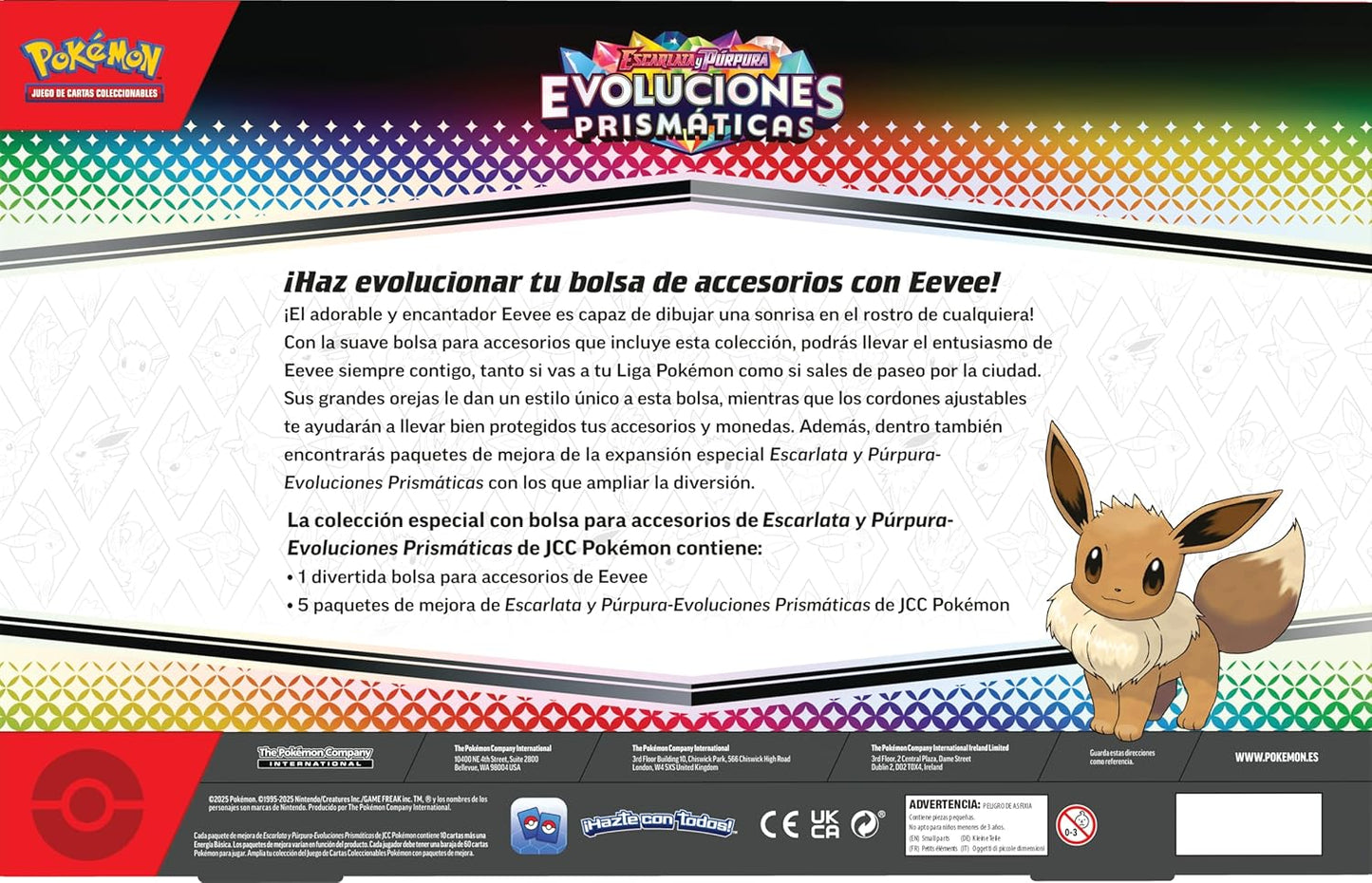 Colección Especial con Bolsa para Accesorios de Evoluciones Prismáticas