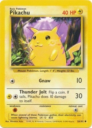 Pikachu Base Set