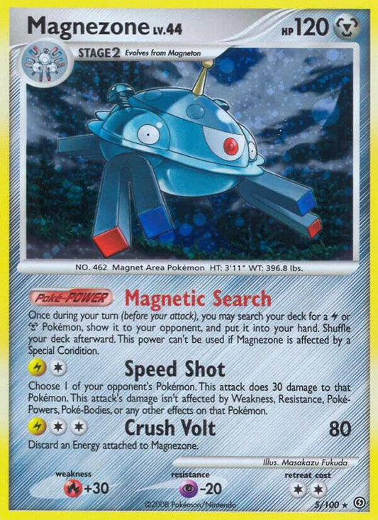 Magnezone (5) Reverse Holo Holo Rare Stormfront 5/100 NM