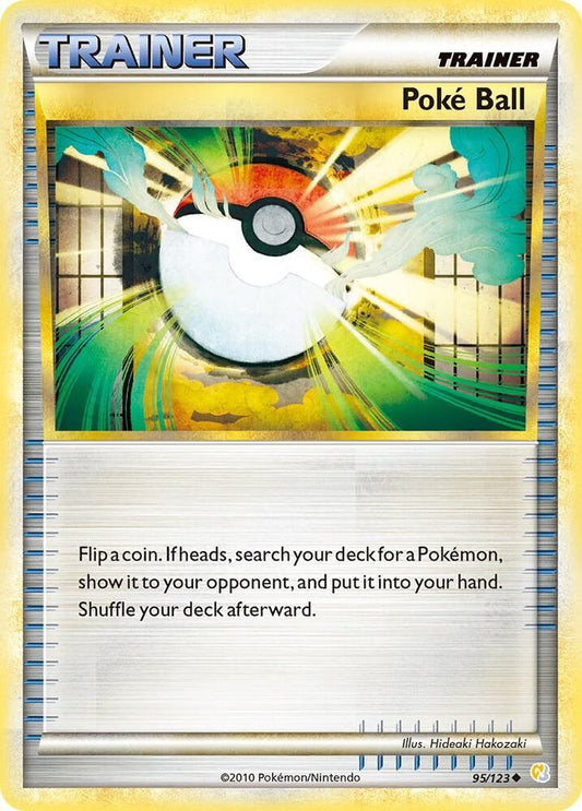 Poke Ball Uncommon HeartGold SoulSilver 95/123 NM