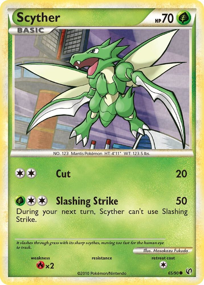 Scyther (65) Common Undaunted 65/90 DMG