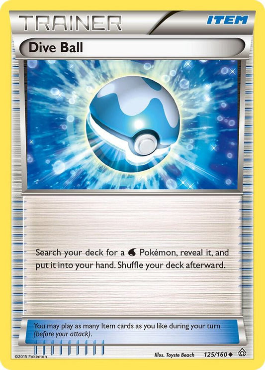 Dive Ball Uncommon XY - Primal Clash 125/160 LP