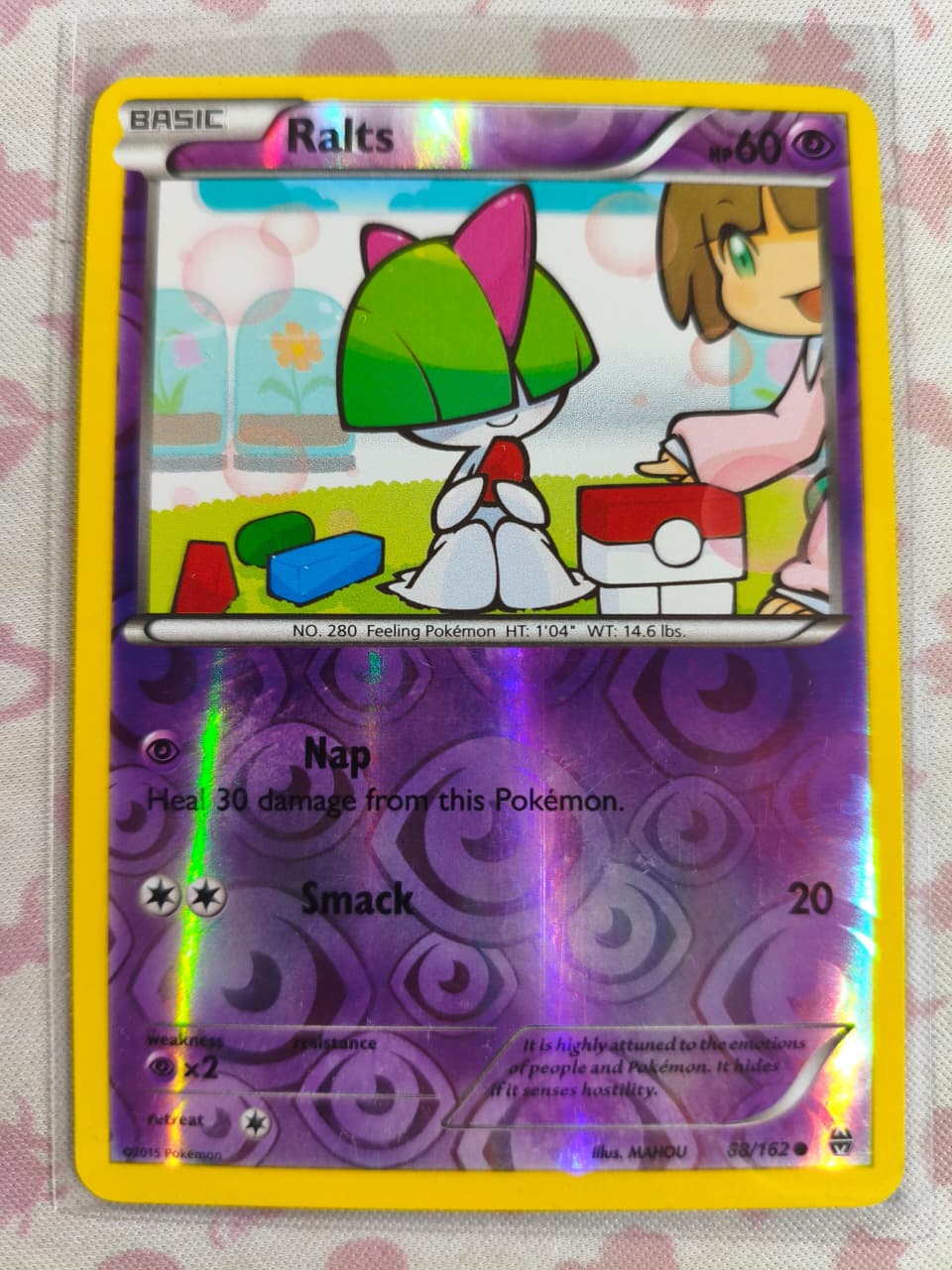 Ralts (68) Reverse Holo Common XY - BREAKthrough 68/162 NM