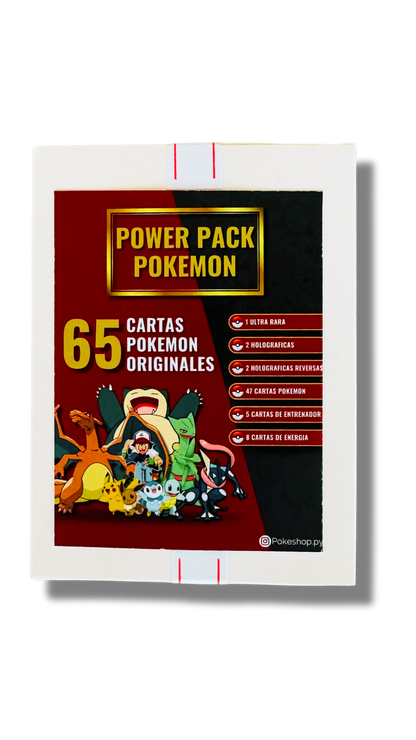 Power Pack Pokemon - 65 Cartas Pokemon Originales