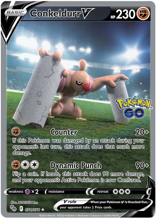 Conkeldurr V Arte Alternativo - Pokemon GO