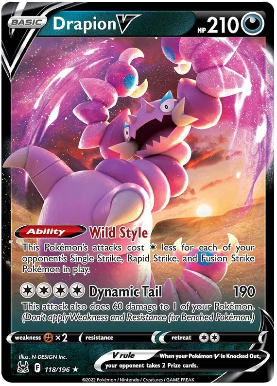 Drapion V - Lost Origin
