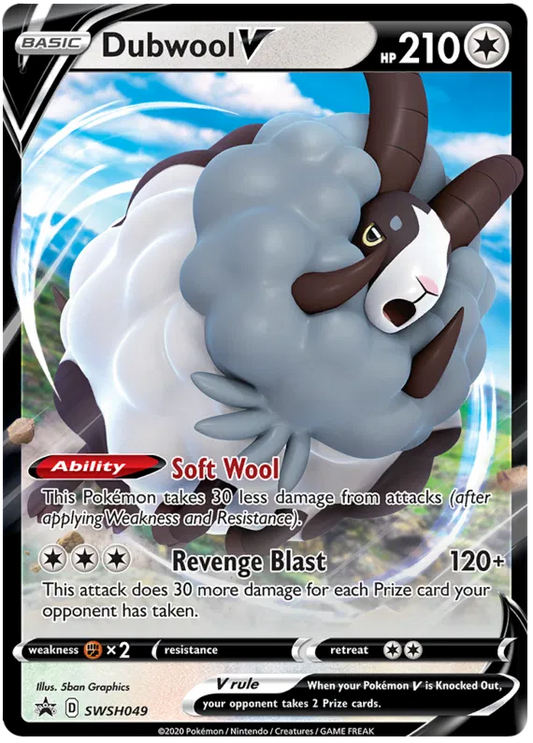 Dubwool V - Sword & Shield Promo
