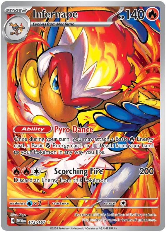 Infernape EX Illustration