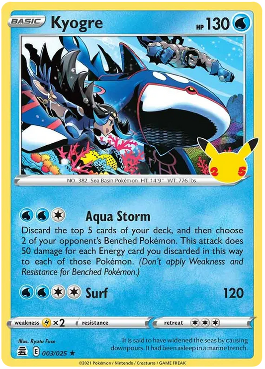 Kyogre Celebrations