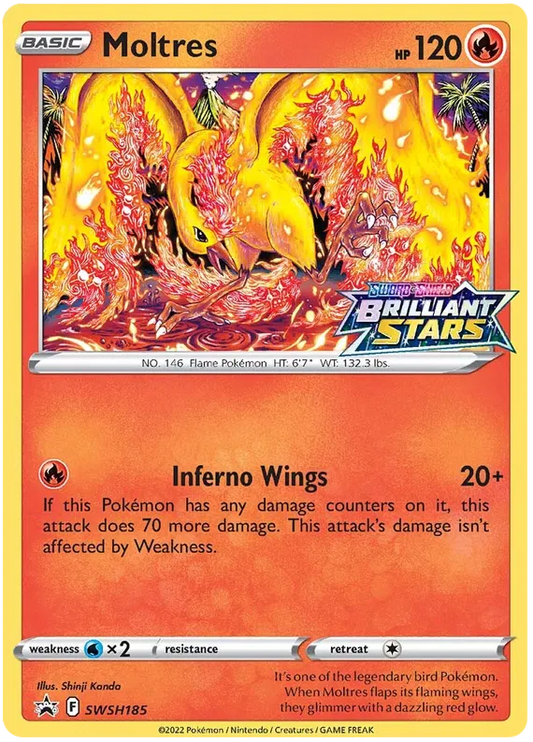 Moltres Pre Release Brilliant Stars