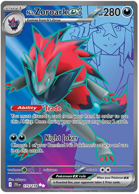 N's Zoroark EX Full Art - Journey Together