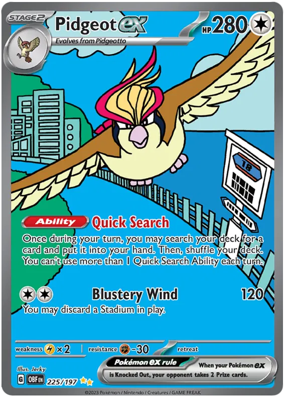 Pidgeot EX Special Illustration