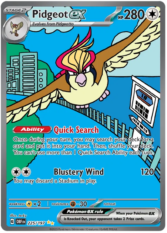 Pidgeot EX Special Illustration