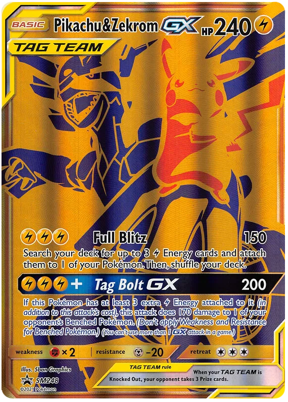 Pikachu & Zekrom GX PROMO