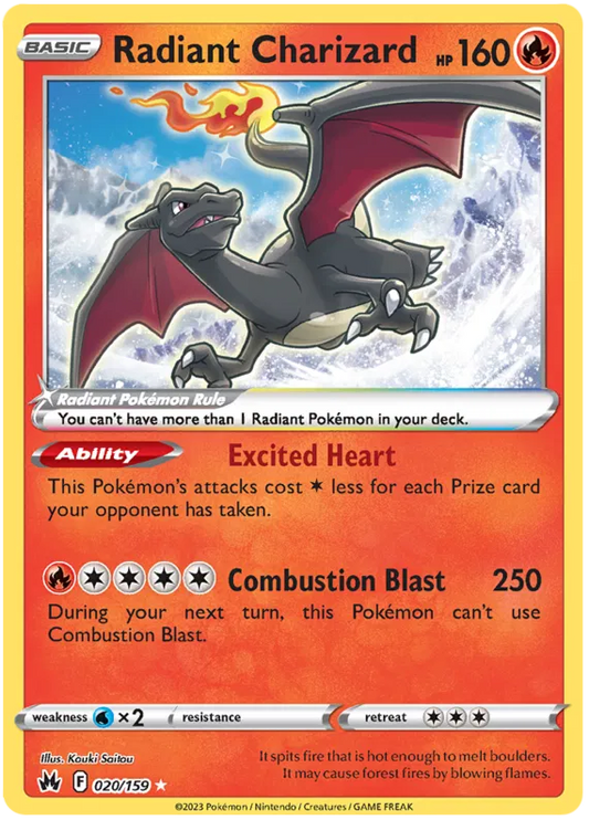Radiant Charizard - Crown Zenith