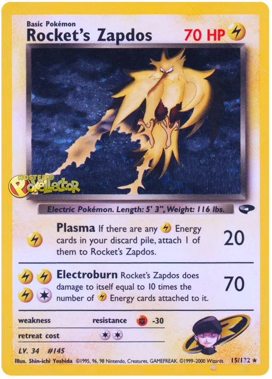 Rocket's Zapdos Celebrations