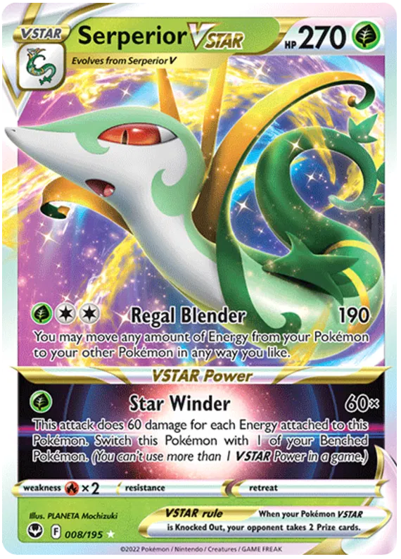 Serperior VSTAR - Silver Tempest