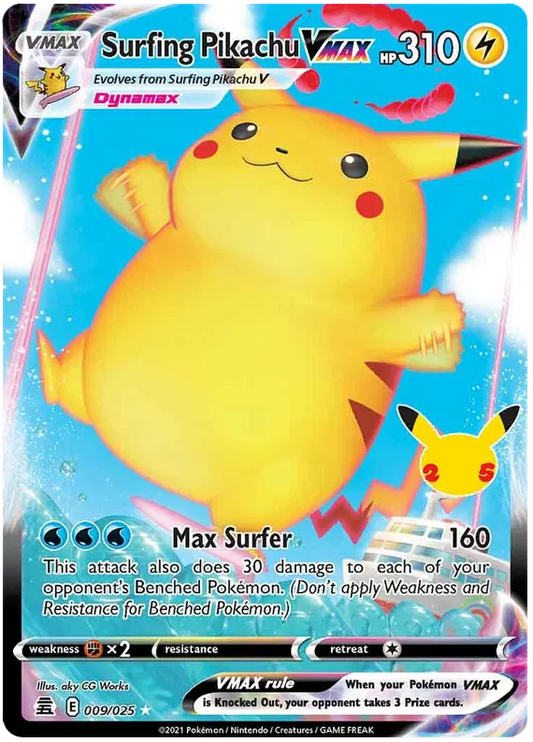 Surfing Pikachu VMAX - Celebrations