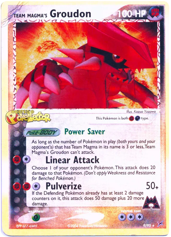 Team Magma's Groudon Celebrations