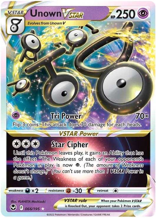 Unown VSTAR - Silver Tempest