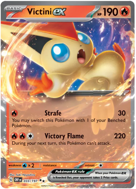 Victini EX - Obsidian Flames