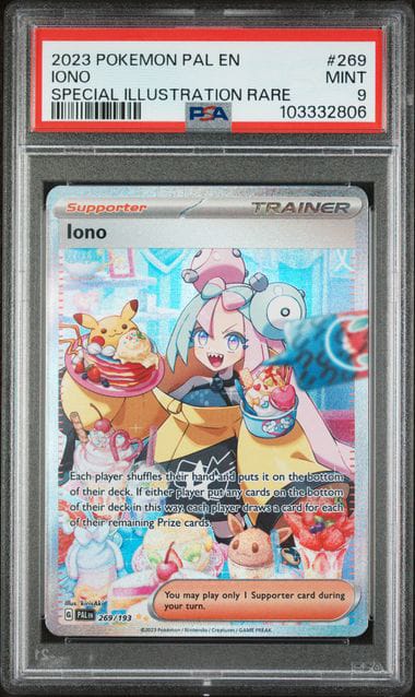 Iono Special Illustration Paldea Evolved - PSA 9