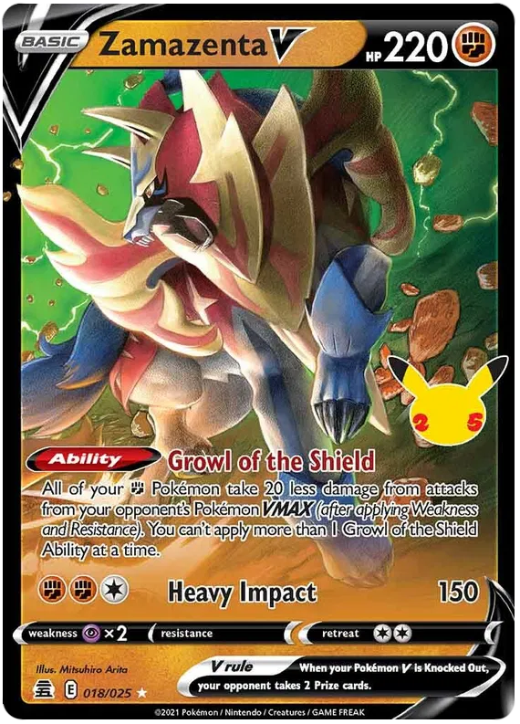 Zamazenta V Celebrations