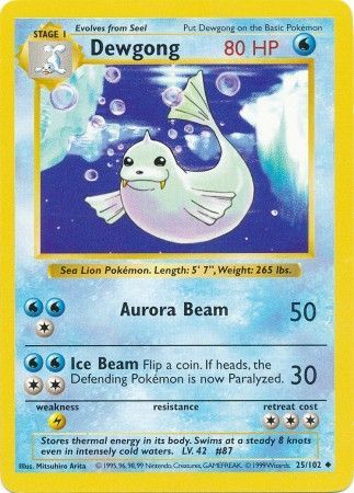 Dewgong Base Set