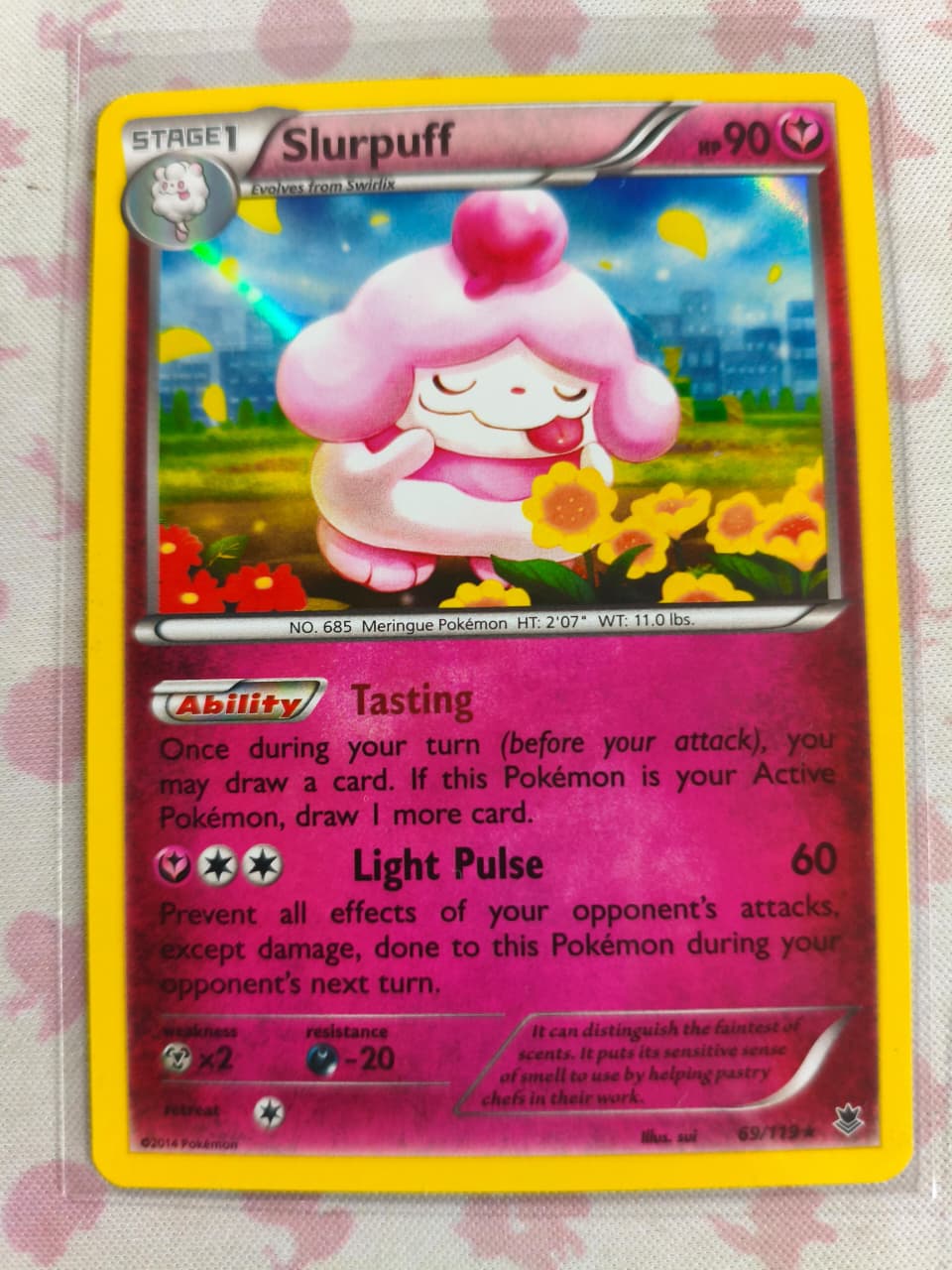 Slurpuff Holo Holo Rare XY - Phantom Forces 69/119 NM
