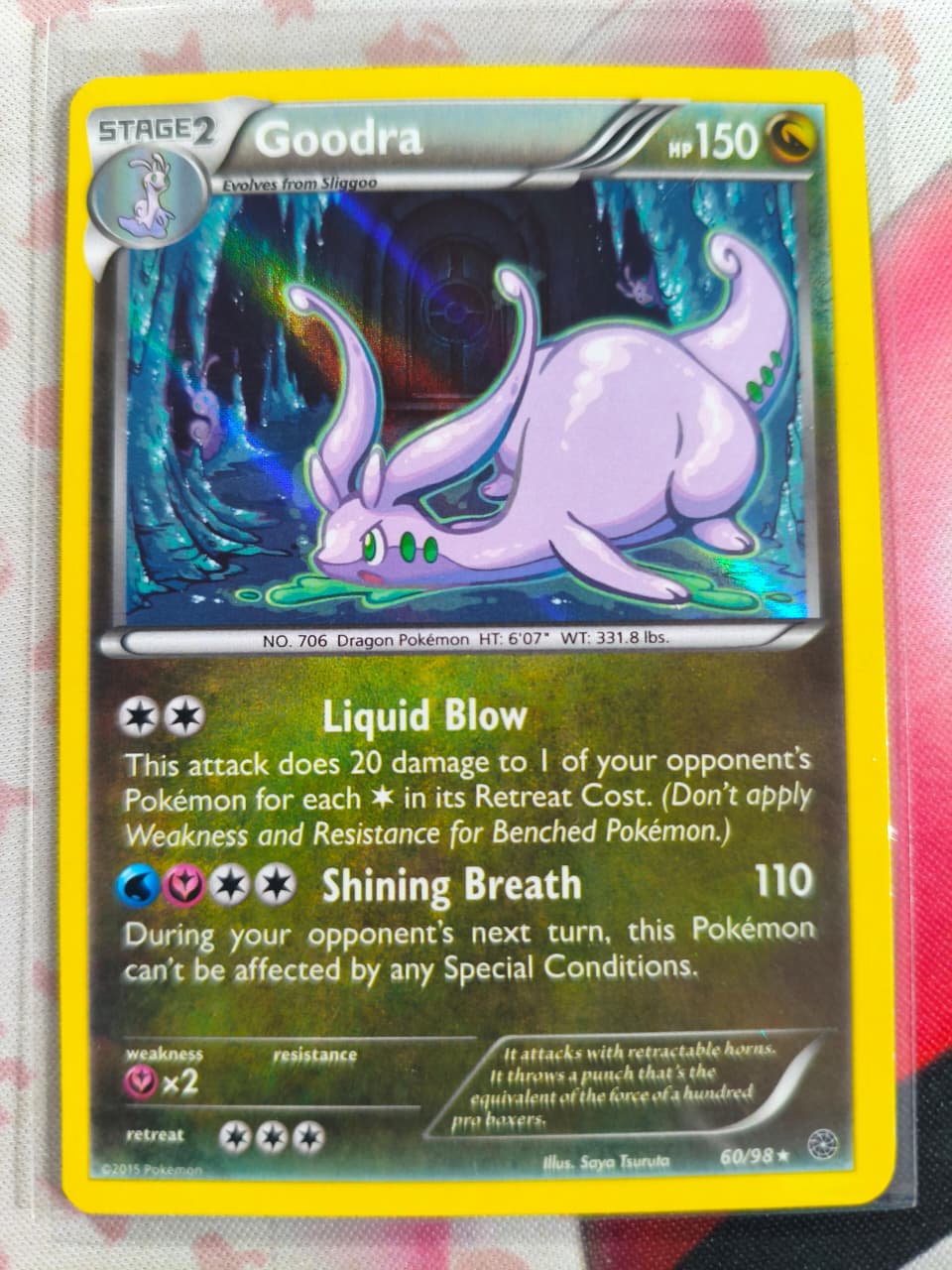Goodra Holo Holo Rare XY - Ancient Origins 60/98 NM