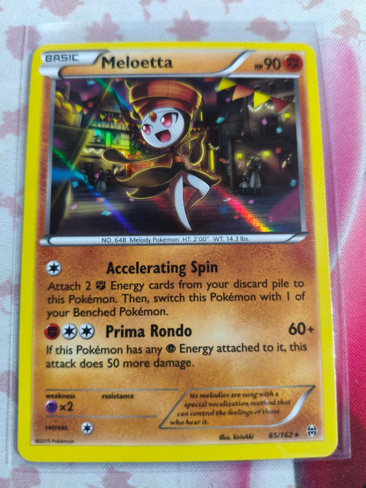 Meloetta Holo Holo Rare XY - BREAKthrough 85/162 NM