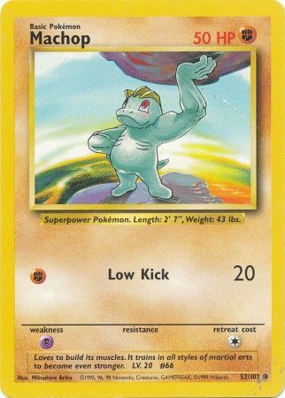 Machop Base Set