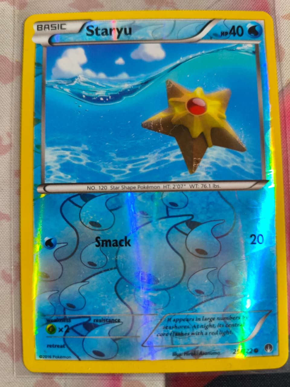 Staryu Reverse Holo Common XY - BREAKpoint 25/122 NM