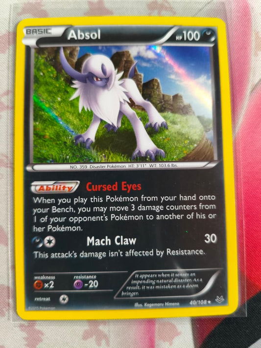 Absol Holo Holo Rare XY - Roaring Skies 40/108 NM