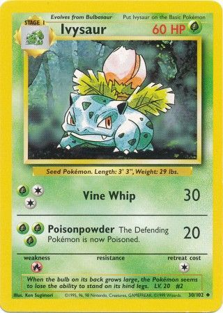 Ivysaur Base Set