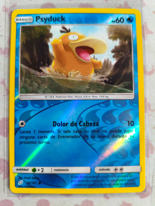Psyduck Reverse Holo Common SM - Team Up 26/181 NM