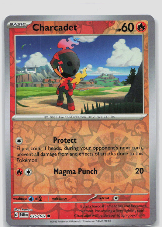 Charcadet Reverse Holo Common SV04: Paradox Rift 025/182 NM