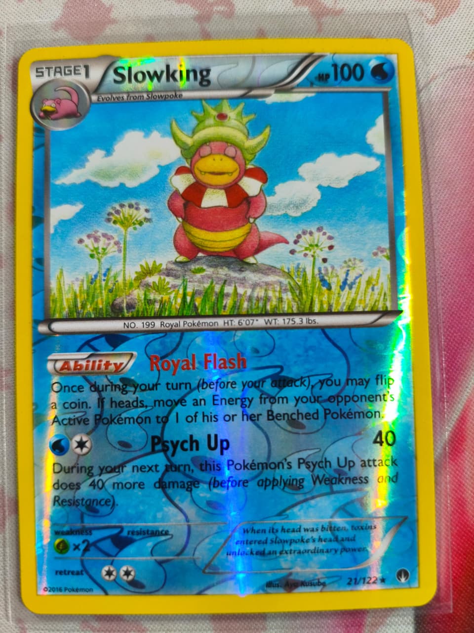 Slowking Reverse Holo Holo Rare XY - BREAKpoint 21/122 NM