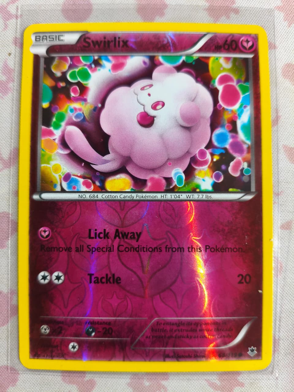 Swirlix Reverse Holo Common XY - Phantom Forces 68/119 NM