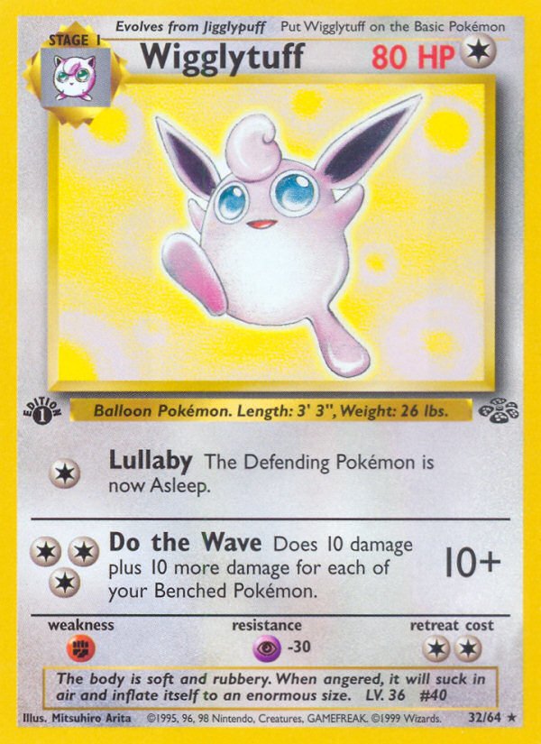 Wigglytuff Jungle 1st Edition