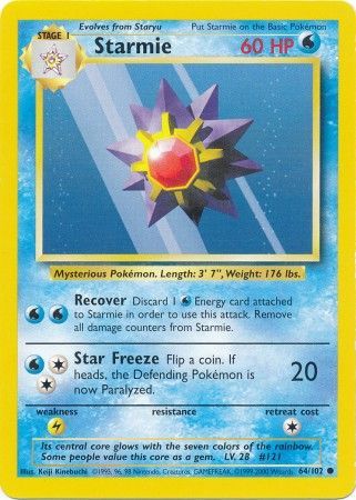 Starmie Base Set