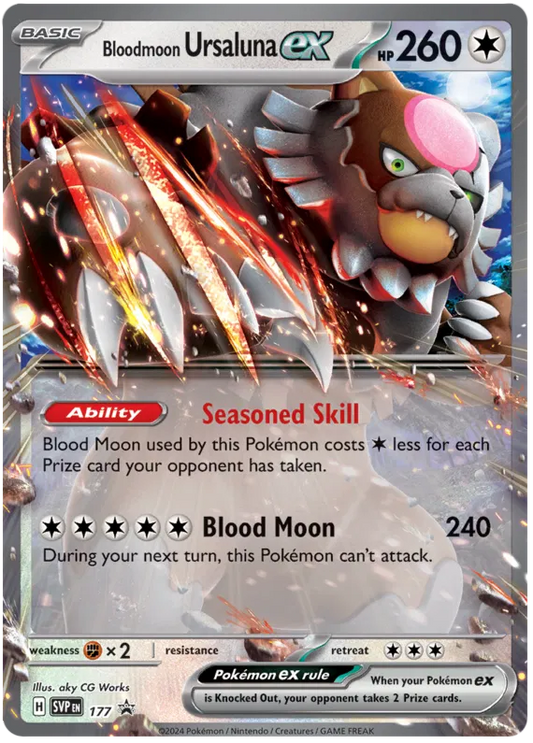 Bloodmoon Ursaluna EX - Scarlet & Violet Promo