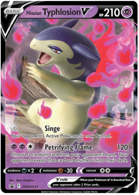 Hisuian Typhlosion V - Sword & Shield Promo