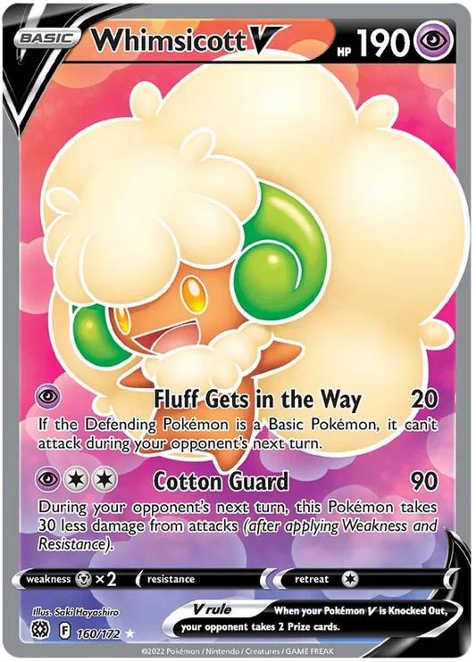 Whimsicott V Full Art - Brilliant Stars