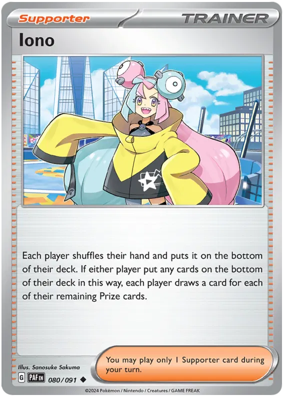Iono Reverse Holografico - Paldean Fates