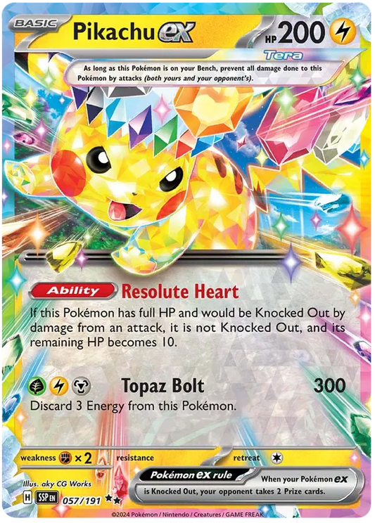Pikachu EX - Surging Sparks